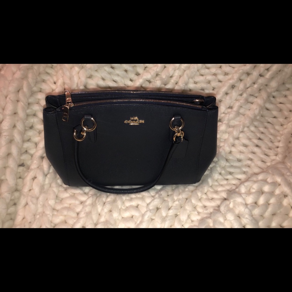 Navy Coach Handbag - Picture 3 of 3